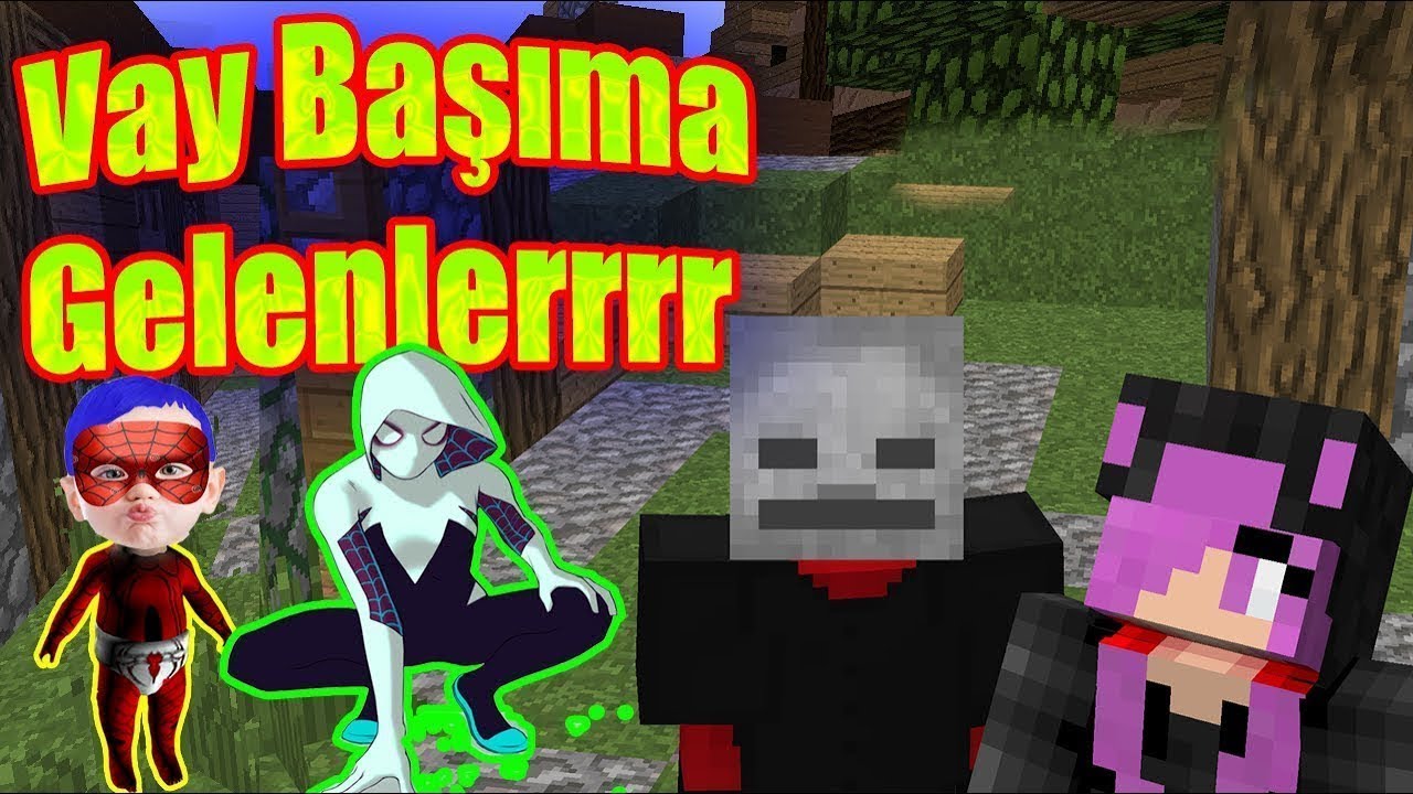 Örümcek Bebek Minecraftta Örümcek Annesine Yapmadığını Bırakmıyor