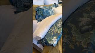 Pottery Barn Dahlia floral duvet cover #potterybarn #duvetcover #bedding