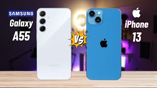 Samsung A55 vs iPhone 13