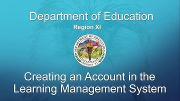 1. Creating an Account in Learning Management System