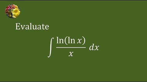 2010 MIT Integration Bee, qualifying test problem # 17