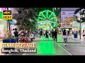 Bangkok downtown walk from mbk center to siam square on loy krathong festival  thailand 4kr
