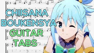 Konosuba - Chiisana Boukensya (Ending) Guitar Tutorial | Guitar Lesson + TABS