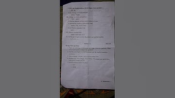 Class 4 ICSE mathematics question paper first term 2025 26