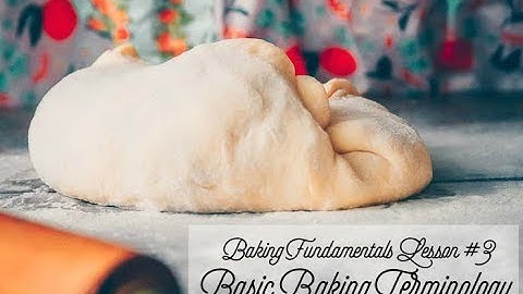 BASIC BAKING TERMINOLOGY | folding, proofing, ferment, scoring, and more...