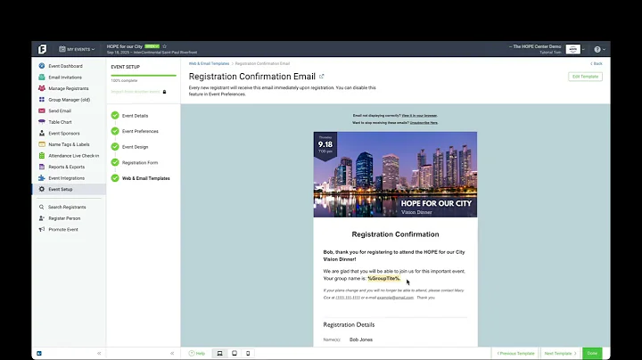 Adding Variables to Templates