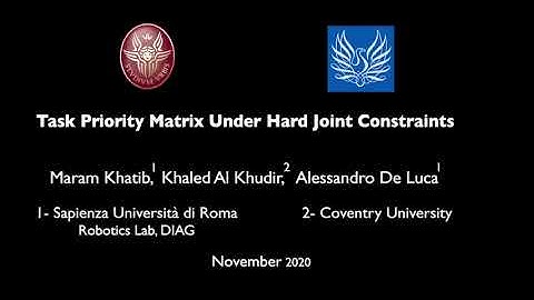 Task Priority Matrix Under Hard Joint Constraints