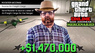 Max Profits with Hangar Cargo from Rooster | NEW Passive Money Solo Guide (GTA 5 Online)