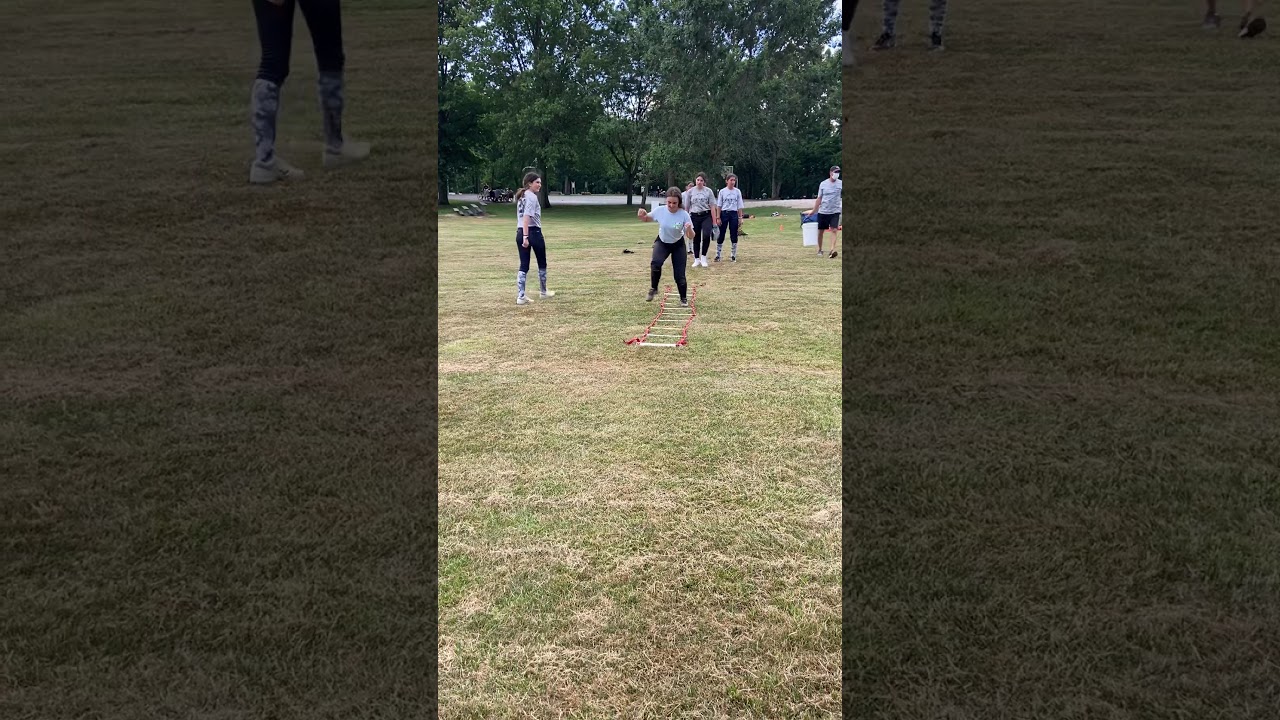 Ski jump ladder drill (6/30) YouTube