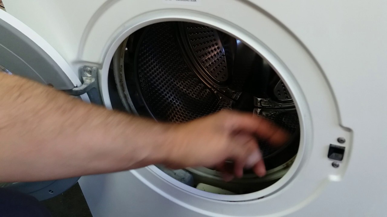 Samsung mosógép ajtógumi cseréje - YouTube