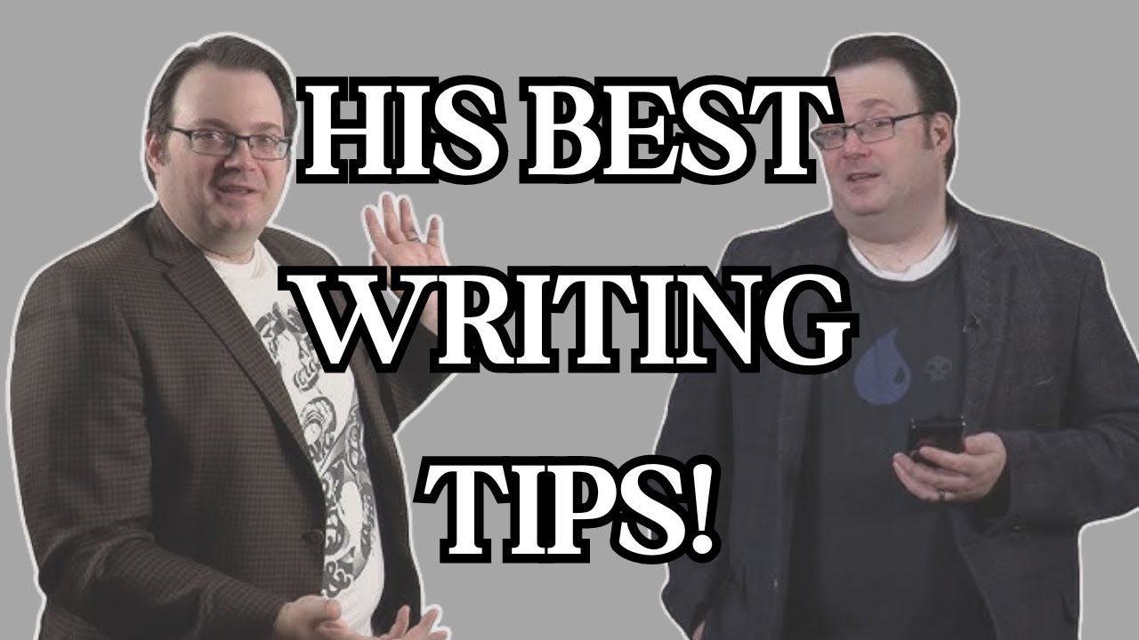 Writing Tips from Brandon Sanderson