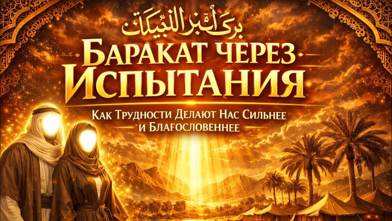 Баракат через Испытания: Как Трудности Делают Нас Сильнее и Благословеннее