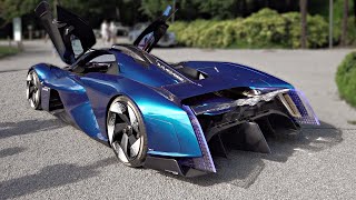 Alpine Alpenglow Hy4 with Hydrogen combustion Turbo engine sounds AMAZING | Start Up, Revs & Driving