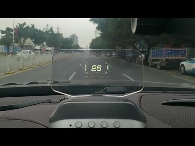 Car Head Display C3 Head Up Display Navigation 5HD Screen HUD OBD2+GPS  Dual System HUD 