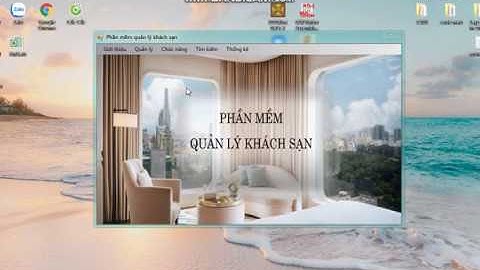 Demo quản lý khách sạn C# csdl SQL full chức năng