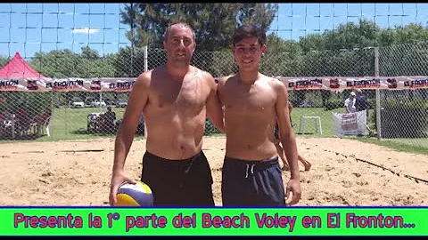 BEACH VOLEY EN EL FRONTON: Lo sucedido con los gil...