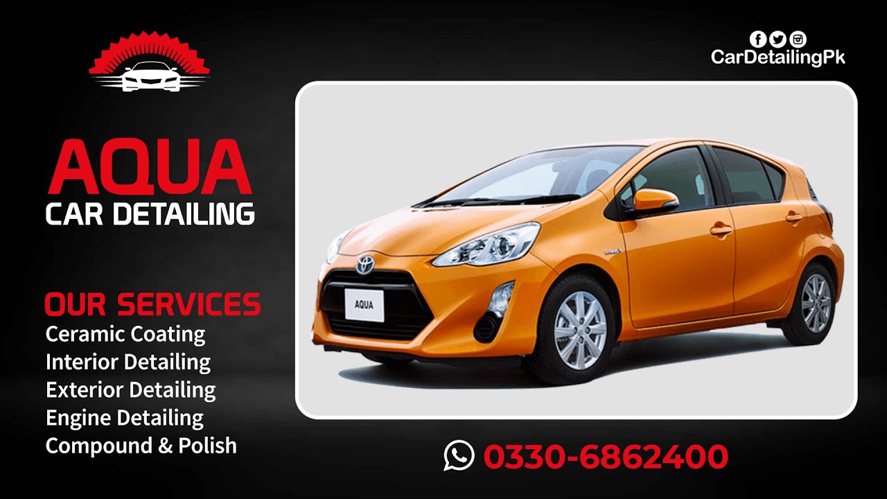 Toyota Aqua Car Detailing in Islamabad At Home Car Detailing Islamabad cardetailing.pk YouTube