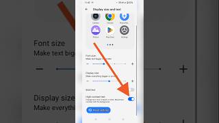 How To Enable High Contrast Text In Realme phone#youtubeshort#mobile#viral#technology#shortvideo