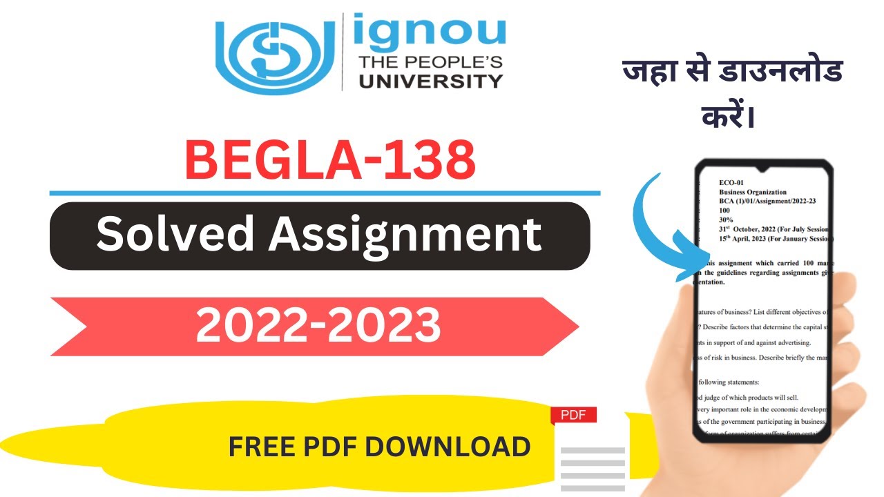 begla 138 solved assignment 2022 23 pdf