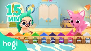 learn colors with hogis bus15 mincolors for kids learn colorshogi pinkfong colors