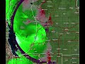 August 10 2020 Derecho Velocity Image Loop from Grand Rapids