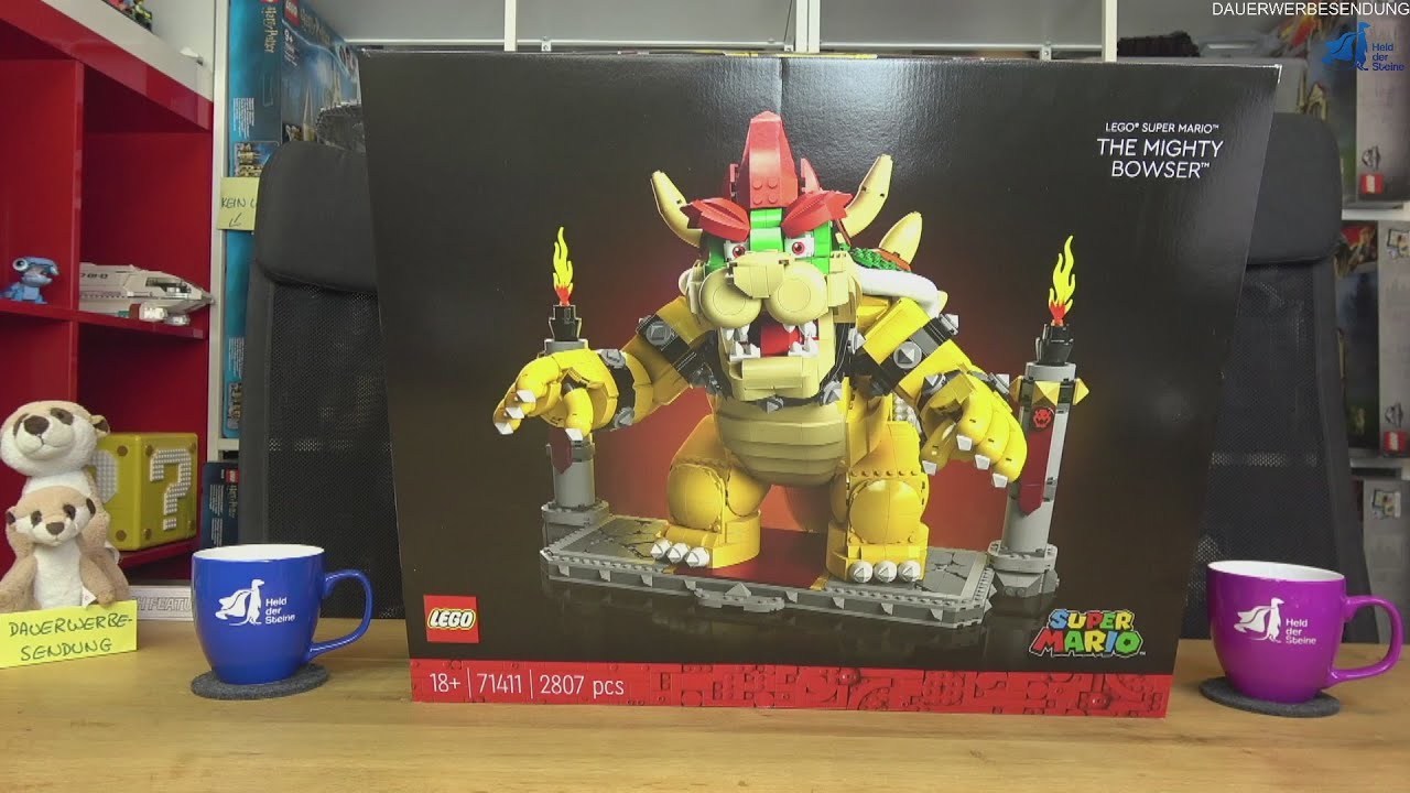 Live   Bauen mit Stef  Held   Der mchtige Bowser LEGO 71411