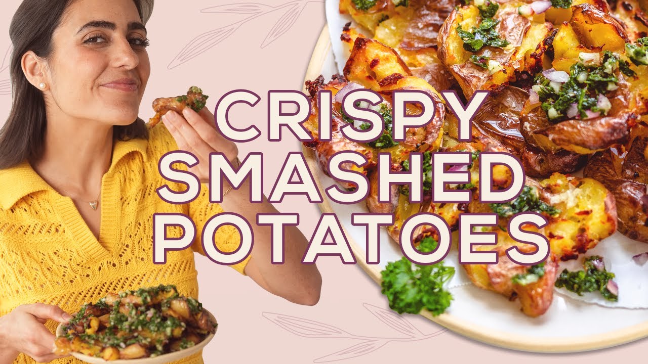 Crispy Smashed Potatoes - PlantYou