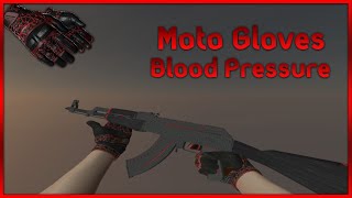 CS:GO Moto Gloves 'Blood Pressure' Skin Pack For CS 1.6