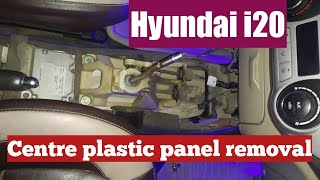 How to remove centre console of Hyundai i20 1st generation