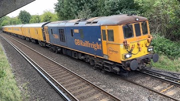 Class 73 | 73964 + 73963 | Network Rail PLPR Test Train | GB Railfreight GBRf