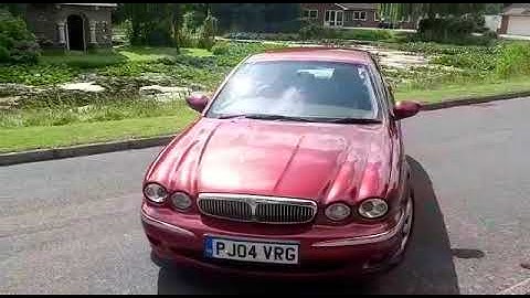 JAGUAR X-TYPE V6 SE Red Auto Petrol, 2004