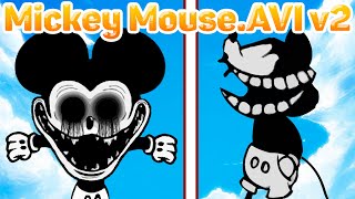 Sunday Night Suiside - VS Sadmouse.AVI v2  | CUTSCENES +SECRET SONG (FNF Mod Hard/FNF Creepypasta)