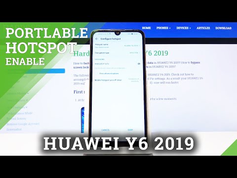How to Enable Portable Hotspot in Huawei Y6 2019 - Wi-Fi Sharing Method