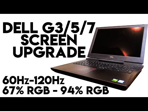 UPGRADE Dell G3/G5/G7  60 Hz to 120 Hz Screen Replacement for $70/£45