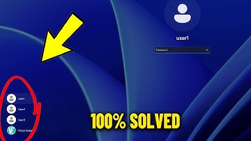 How To Enable Switch user option and Fix disappeared it From Login Screen in Windows 11 / 10 ✅