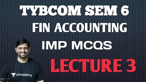 FINANCIAL ACCOUNTING MCQS SERIES LECTURE 3