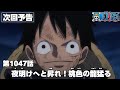 ONE PIECE 1047話予告「夜明けへと昇れ！桃色の龍猛る」