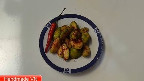 CÓC BAO TỬ DẦM MUỐI ỚT NGON TUYỆT