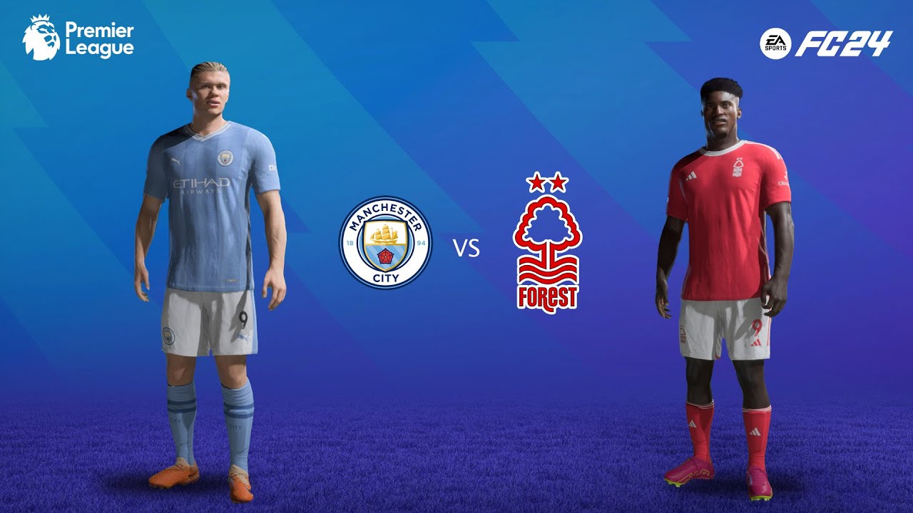 EA FC 24  - Manchester City vs Nottingham Forest - Premier League 23/24 | Gameplay PC