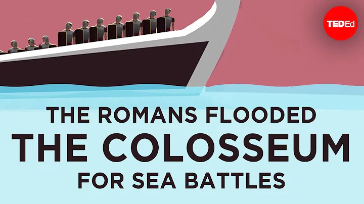 The Romans flooded the Colosseum for sea battles -...