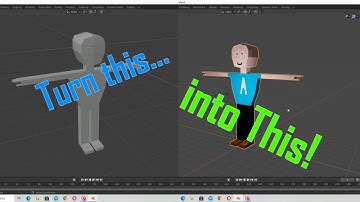 How to Paint a Low - Poly Human in Blender 2.9 | For Amateur Programmers