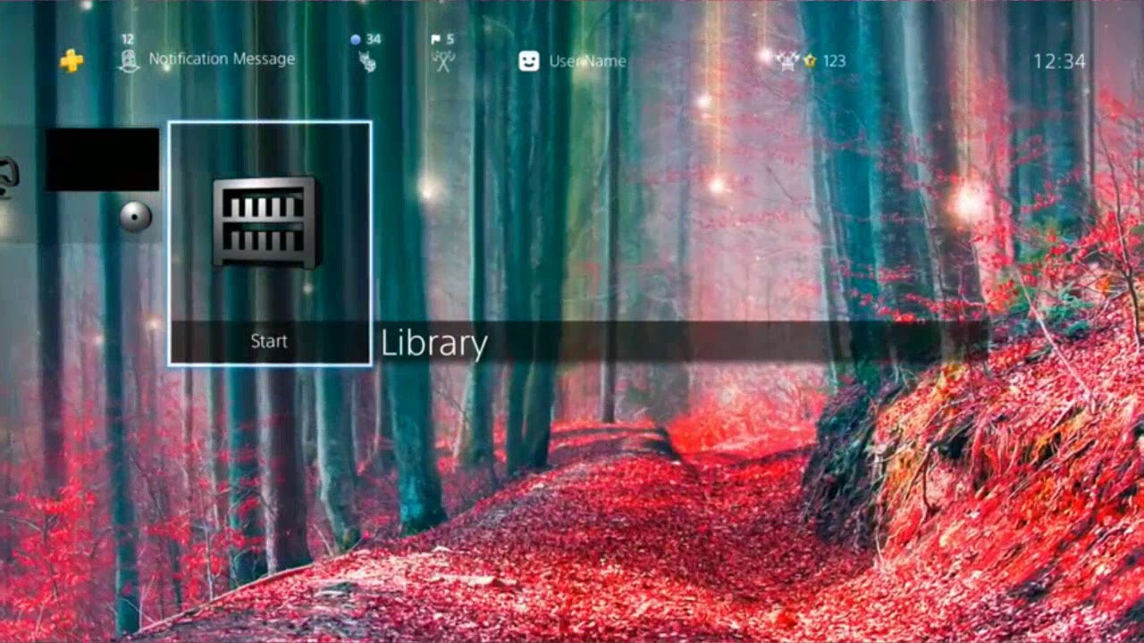 4k Dynamic horror forest theme v2