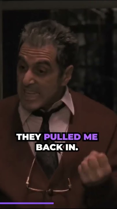 Just when i thought i was out, they pull me back in! scene 'The