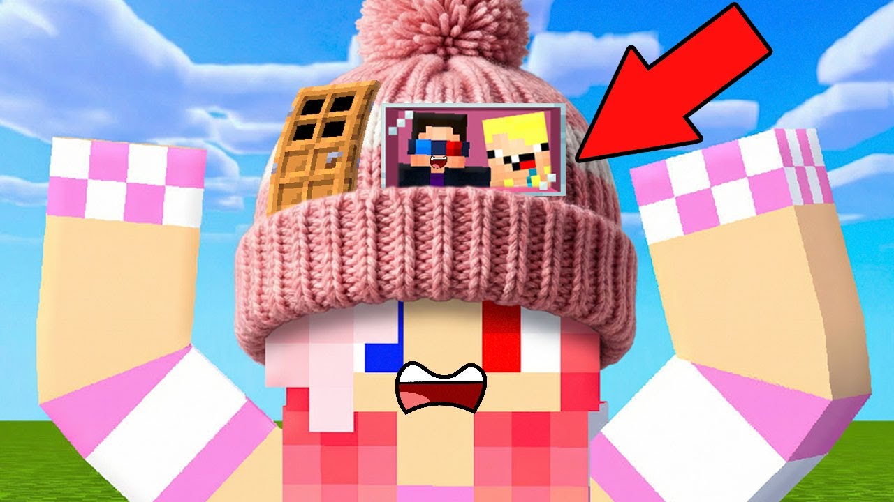 👒ПОСТРОИЛИ МИНИ ДОМ В ШАПКЕ ДЕВУШКИ В МАЙНКРАФТ! ШЕДИ ЛЕСКА И НУБИК MINECRAFT