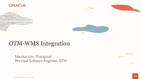 OTM-WMS integration using OIC (Oracle Integration Cloud)