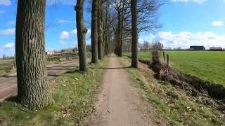 1u 17m | 4K | Fietstocht Via het Binnenveld naar de Grebbeberg v.v.