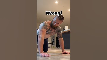 Stop doing knee pushups like this #homeworkout #pushups #calistenia
