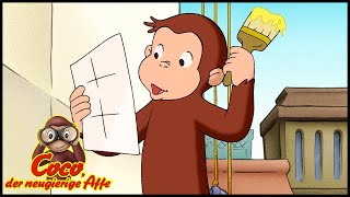 Coco der Neugierige Affe 🐵 Das große Bild 🐵 Cartoons für Kinder🐵 Coco der Affe Ganze Folgen