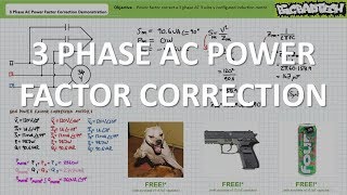 3 Phase AC Power Factor Correction (Full Lecture)