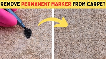 Most Effective Way to Remove Permanent Marker from Carpet